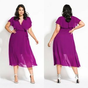 City Chic Softly Tied Dress